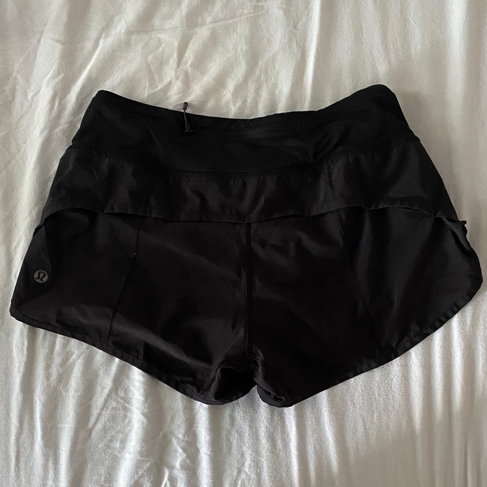 Lululemon Black Lined Shorts